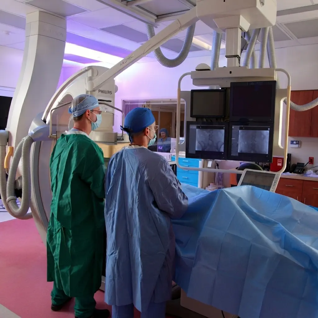 TIPS Procedure at Karolinska University Hospital
